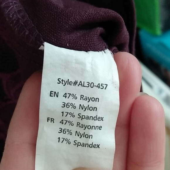 Off the shoulder,Lace ,Purple color dress , Medium size (arm holes fit small). - Picture 3 of 5